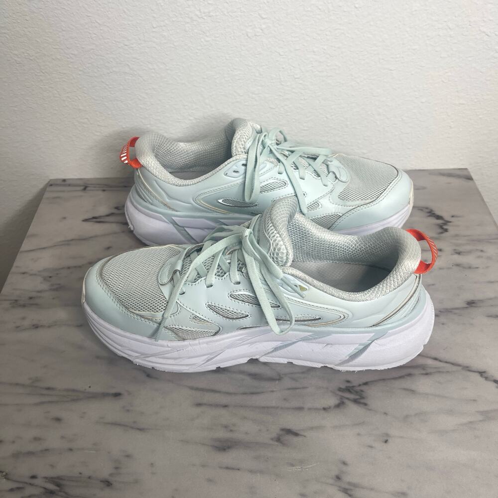 HOKA ONE ONE Clifton L Running Shoes – Women’s 8 / Men’s 7 Wan Blue/Mandarin Red - Picture 10 of 14